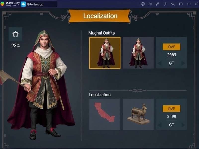 Mughlai Inspired Outfits Localization Features